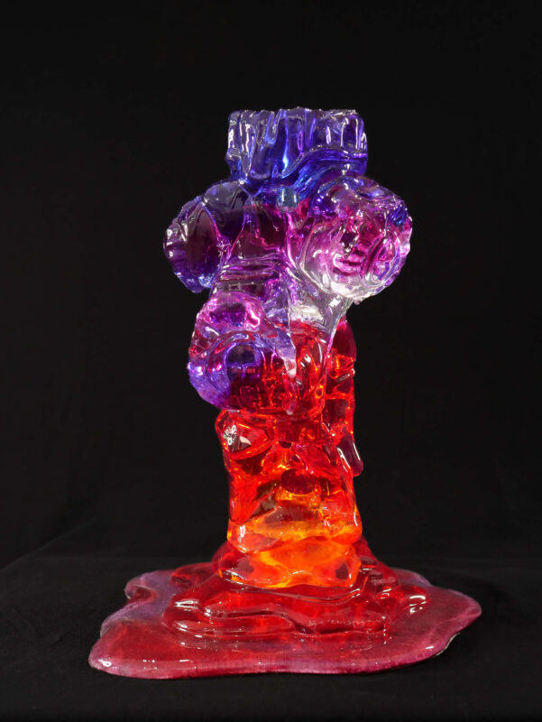 Fire Trans Multicolors, sculpture par Williams Raynaud