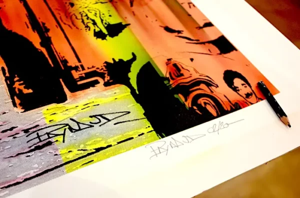 Sérigraphie 04 Williams Raynaud Fire Hondarribia – Image 2