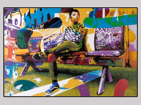 Tirage d'art " Banc public"