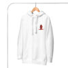 Sweat à Capuche Unisexe "Bilbao" - Blanc, L