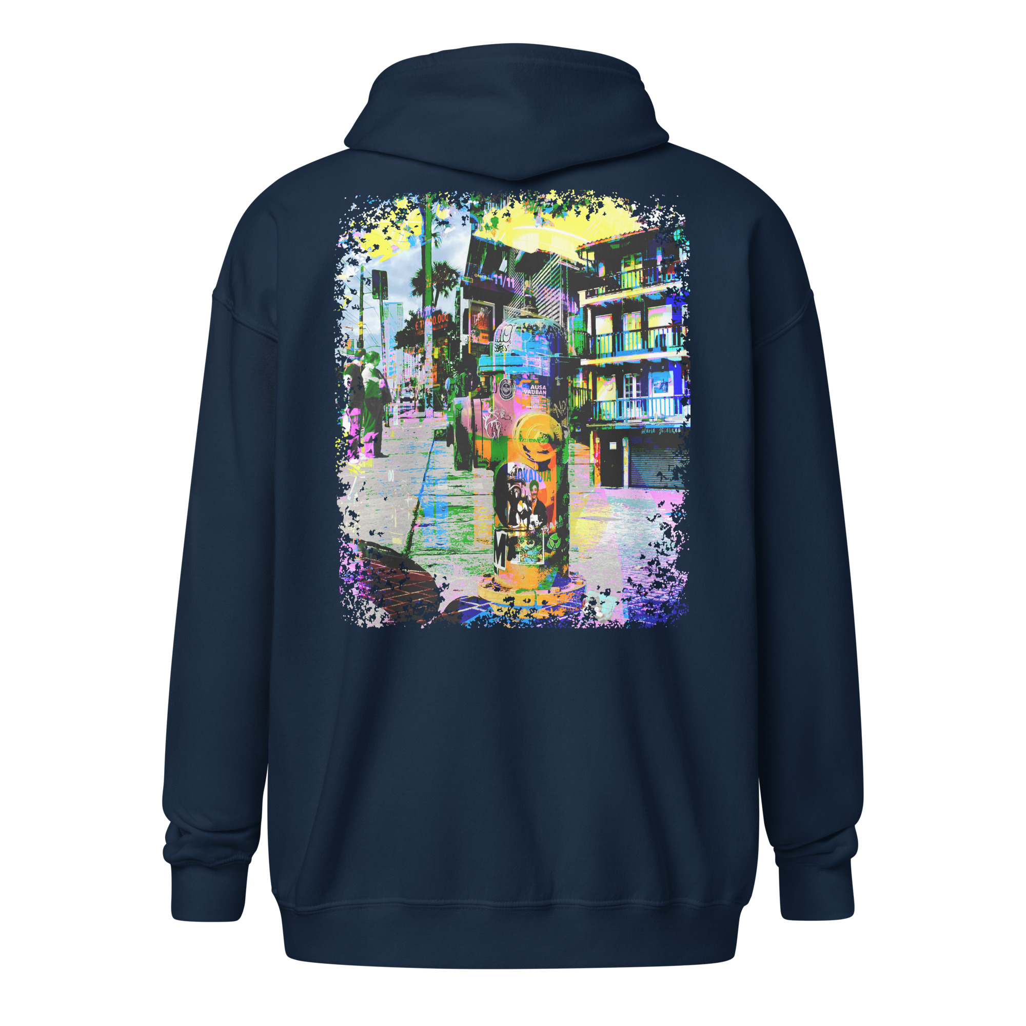 Sweat capuche à fermeture éclair "Los-hondarribia"