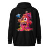 Sweat capuche à fermeture éclair "Fire74"