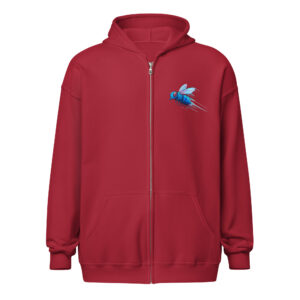 Sweat capuche à fermeture éclair "Fire74" – Image 18