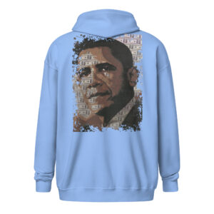 Sweat capuche à fermeture éclair "Obama" – Image 14