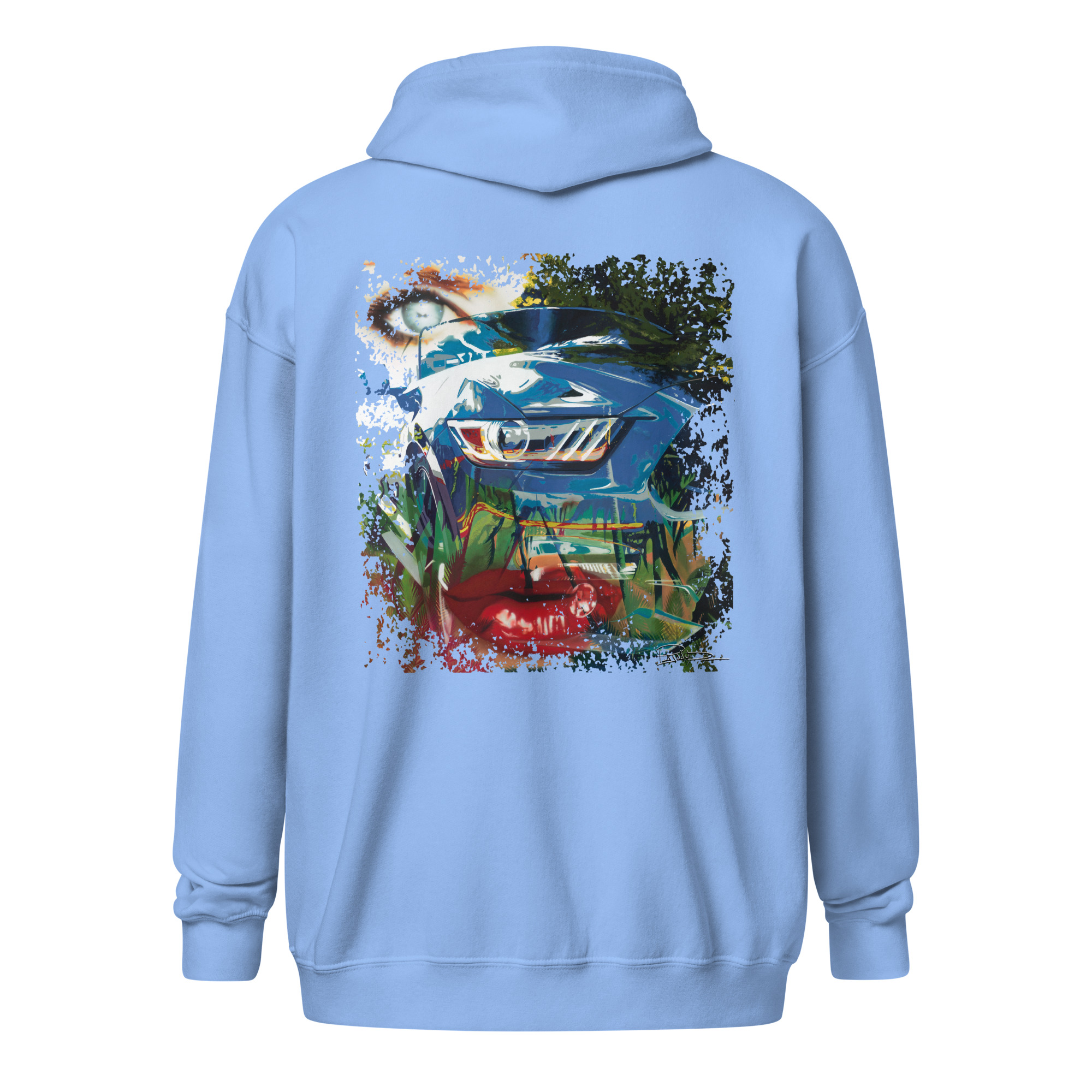 Sweat capuche à fermeture éclair "Mustang" – Image 14