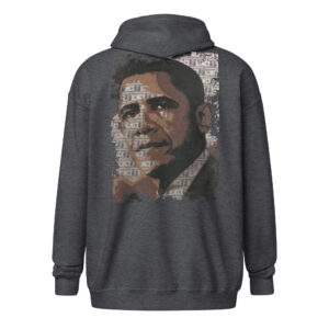 Sweat capuche à fermeture éclair "Obama" – Image 12