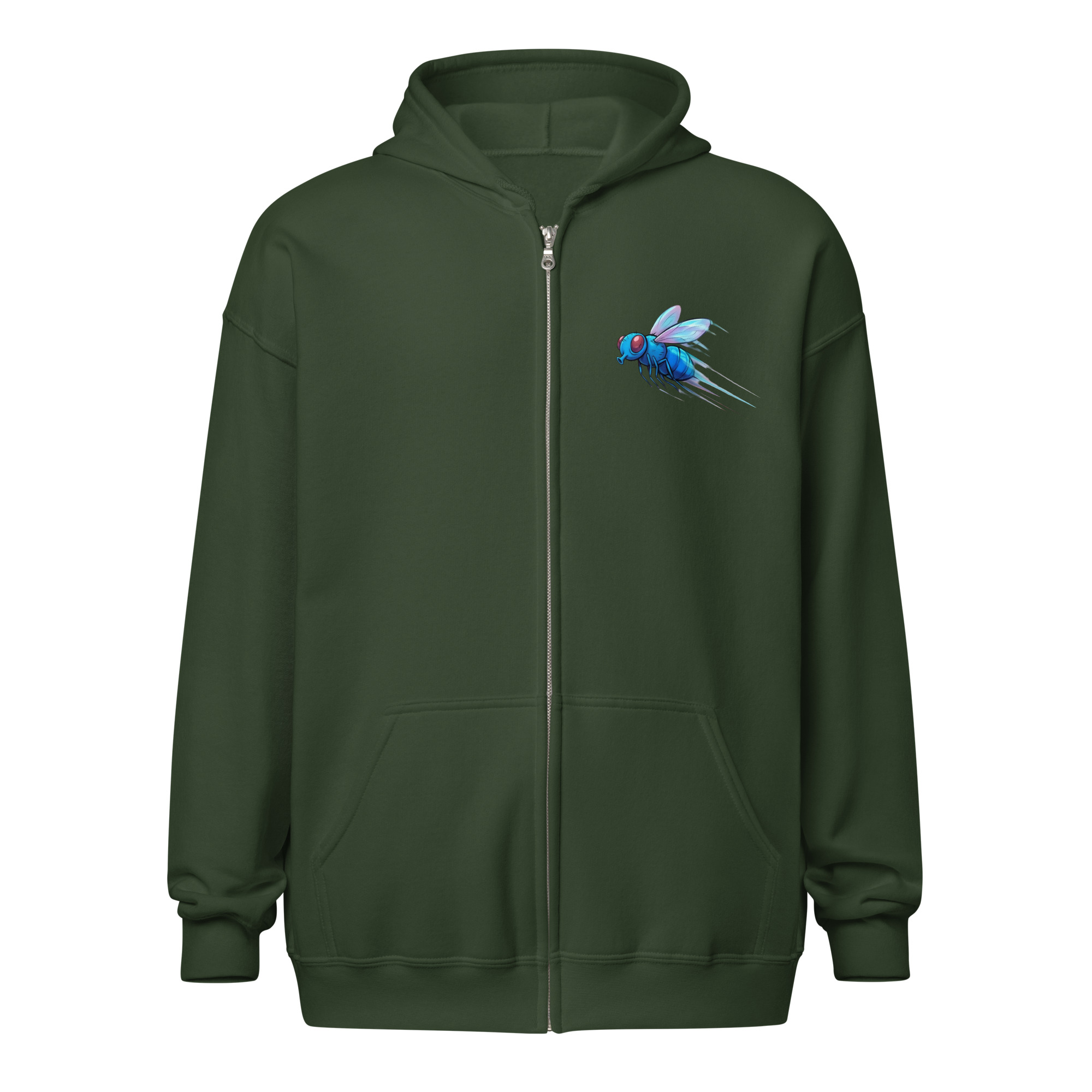 Sweat capuche à fermeture éclair "Fire74" – Image 16