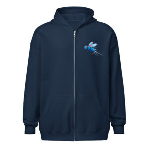 Sweat capuche à fermeture éclair "Fire74" – Image 14
