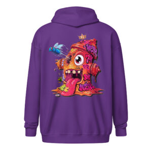 Sweat capuche à fermeture éclair "Fire74" – Image 7