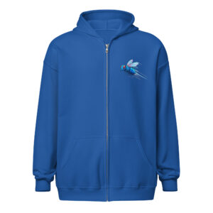 Sweat capuche à fermeture éclair "Fire74" – Image 20