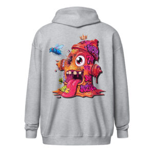 Sweat capuche à fermeture éclair "Fire74" – Image 10