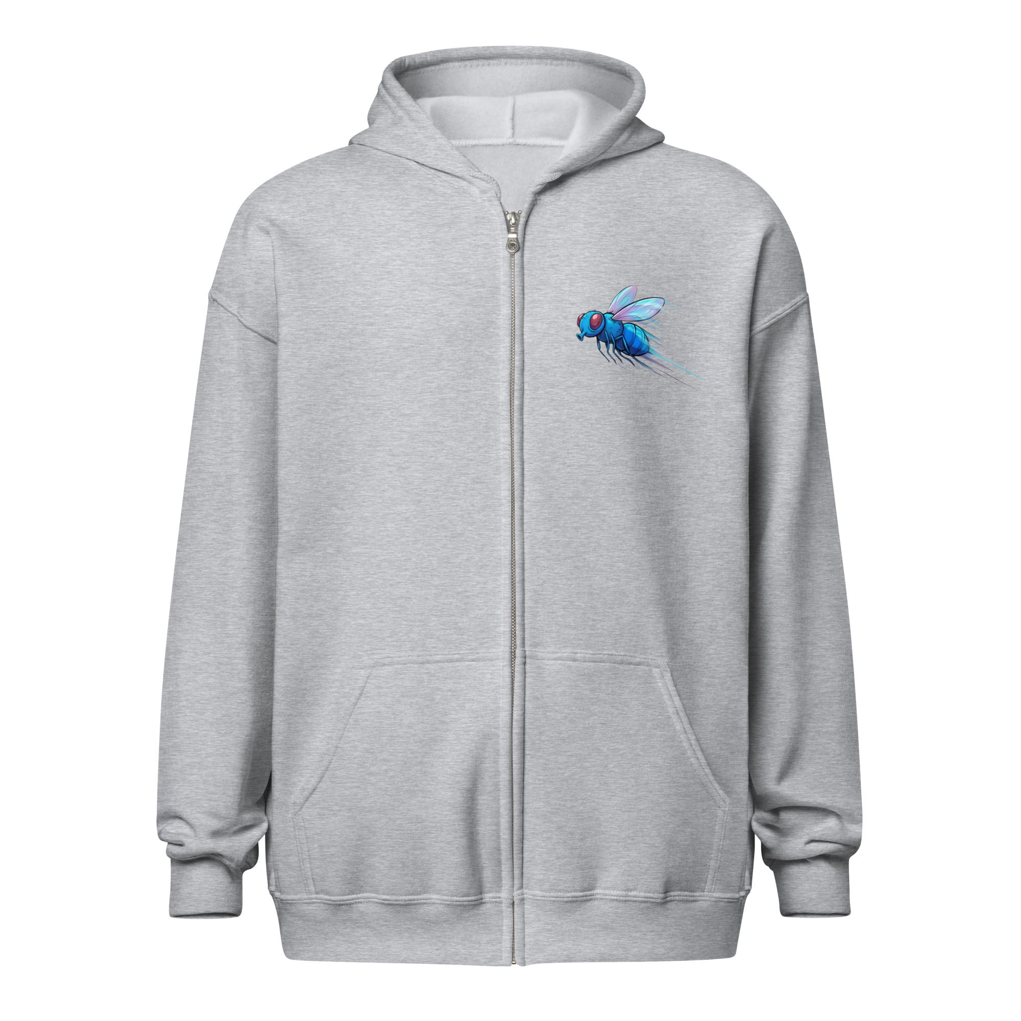 Sweat capuche à fermeture éclair "Fire74" – Image 22