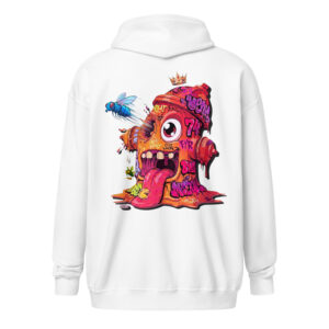 Sweat capuche à fermeture éclair "Fire74" – Image 12