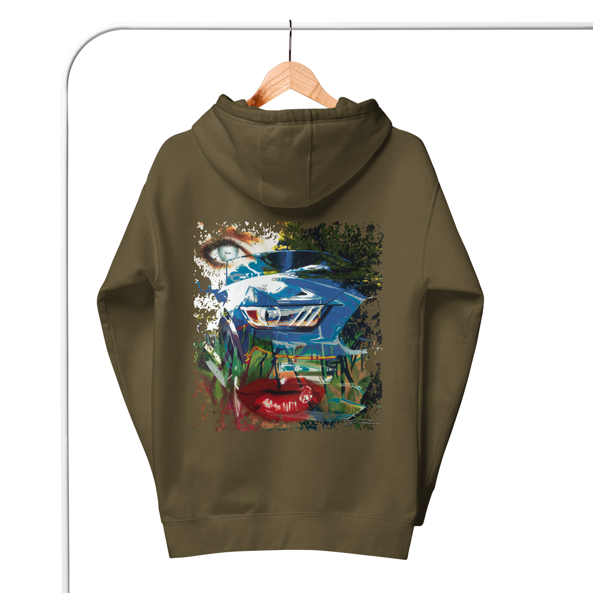 Sweat à Capuche Unisexe "Mustang" – Image 14